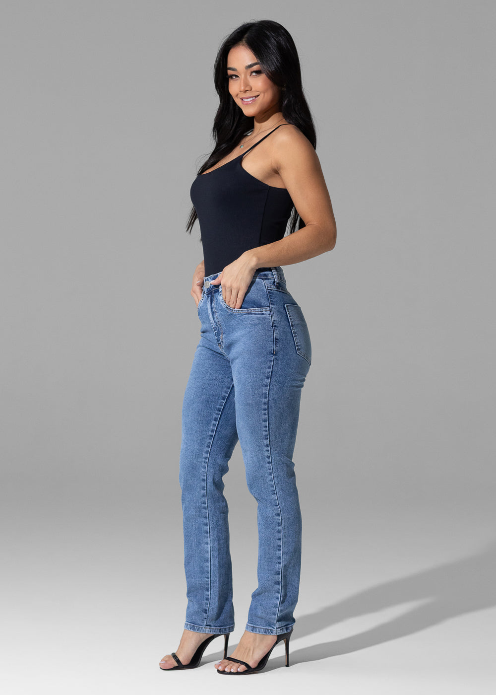 Calça Jeans Sawary Reta - 282979 AZUL