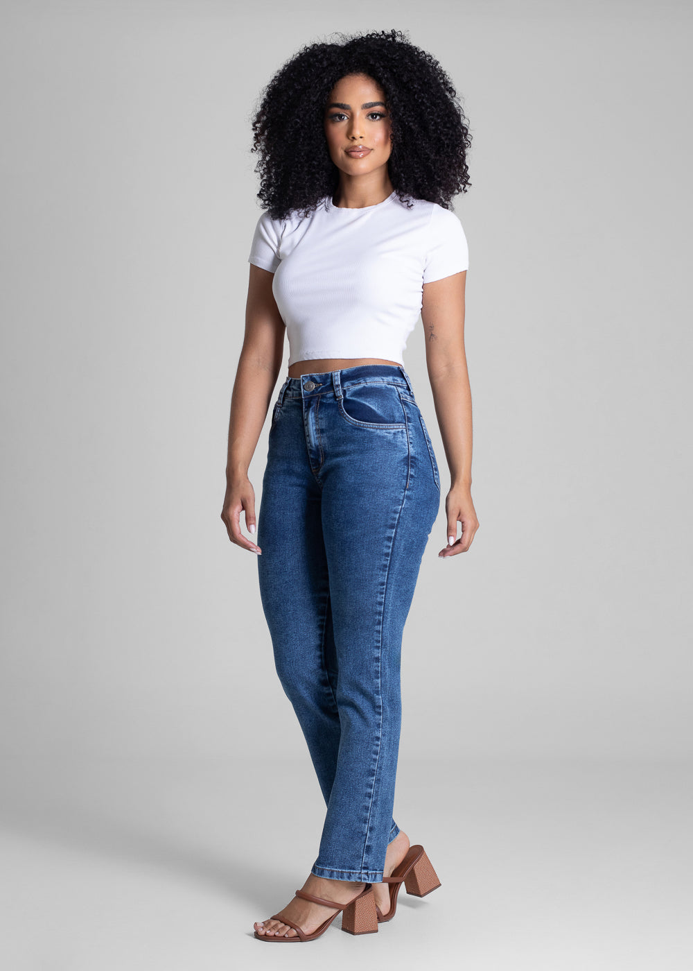 Calça Jeans Sawary Reta - 282986 AZUL