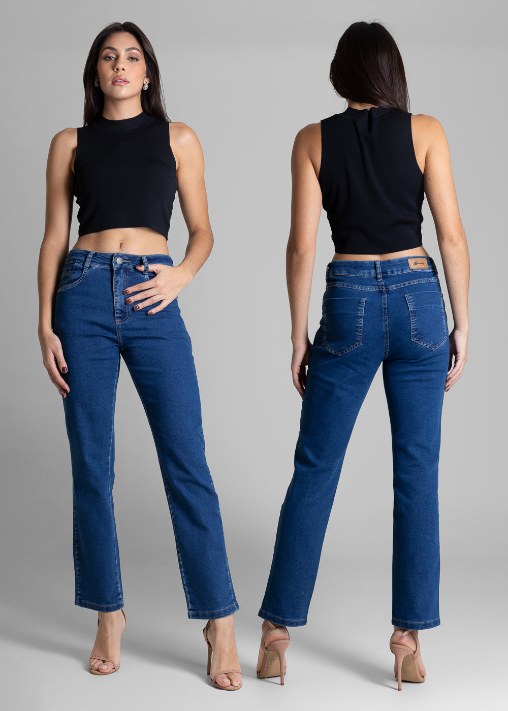 Calça Jeans Sawary Reta - 283004 AZUL