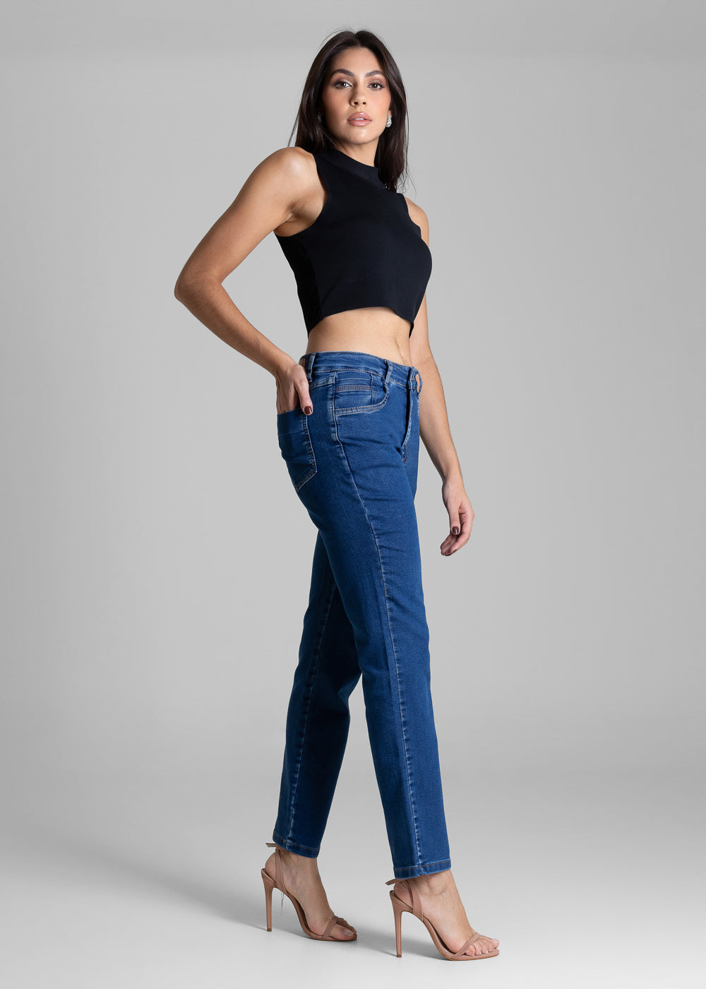 Calça Jeans Sawary Reta - 283004 AZUL