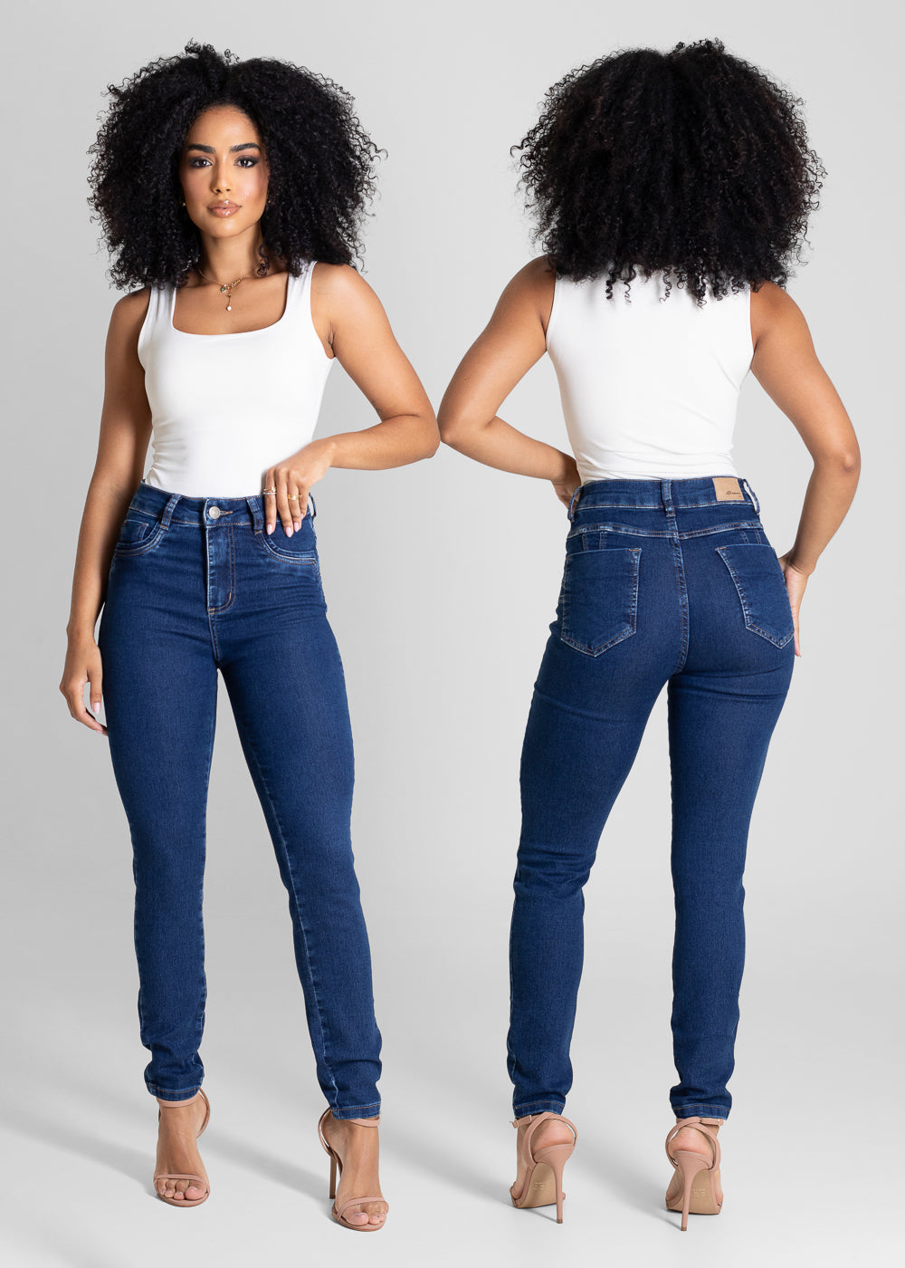 Calça Jeans Sawary Levanta Bumbum - 283009 AZUL