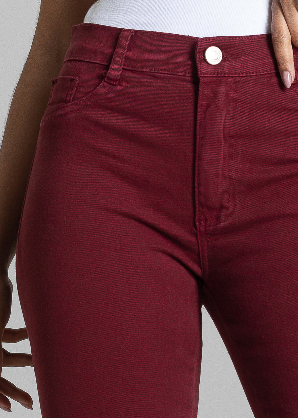 Calça Sarja Sawary Boot Cut - 283016 VINHO