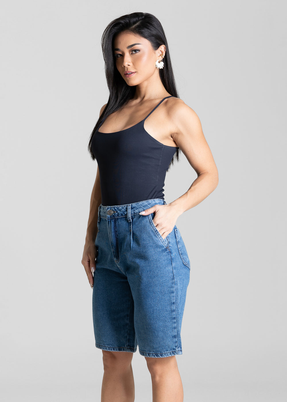 Bermuda Jeans Sawary - 283030 AZUL