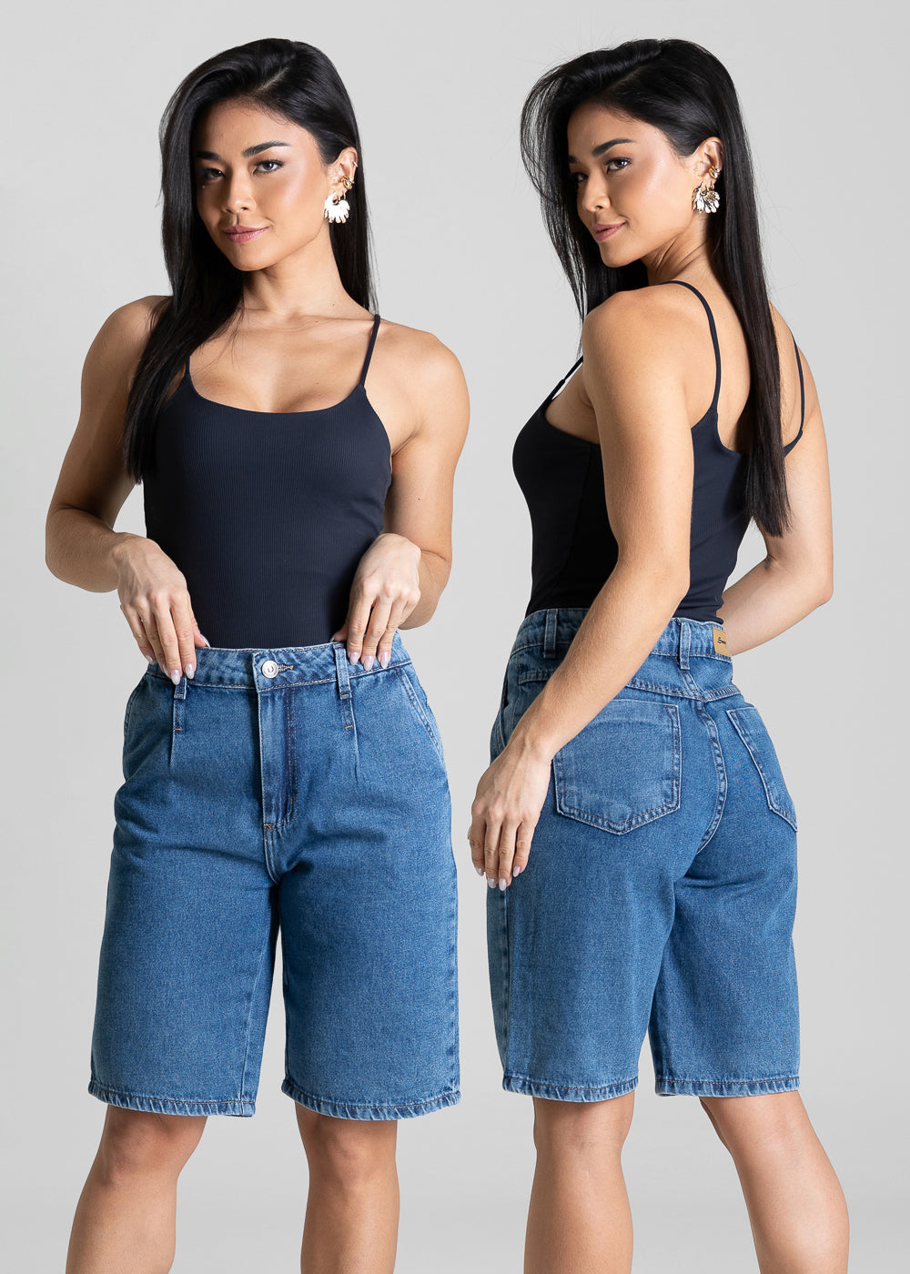 Bermuda Jeans Sawary - 283030 AZUL