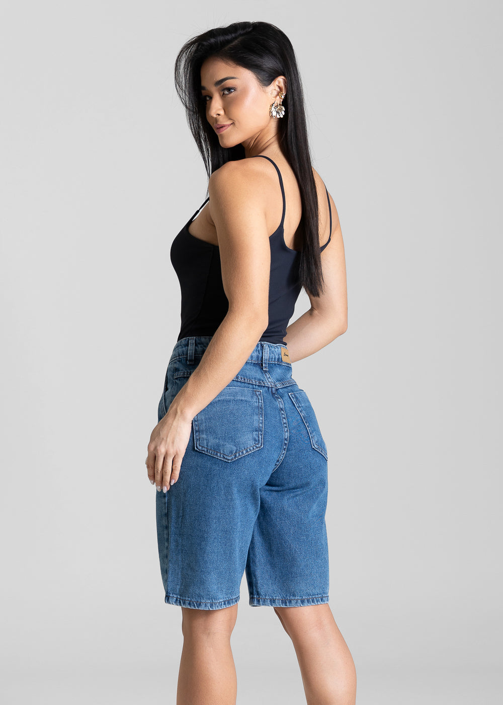 Bermuda Jeans Sawary - 283030 AZUL