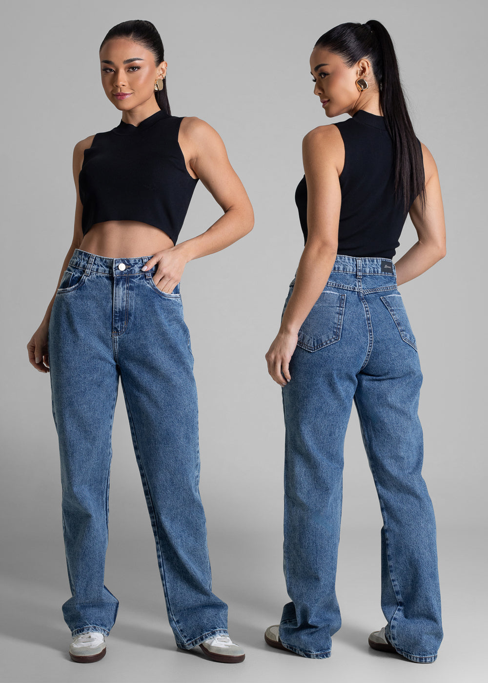 Calça Jeans Sawary Reta - 283053 AZUL