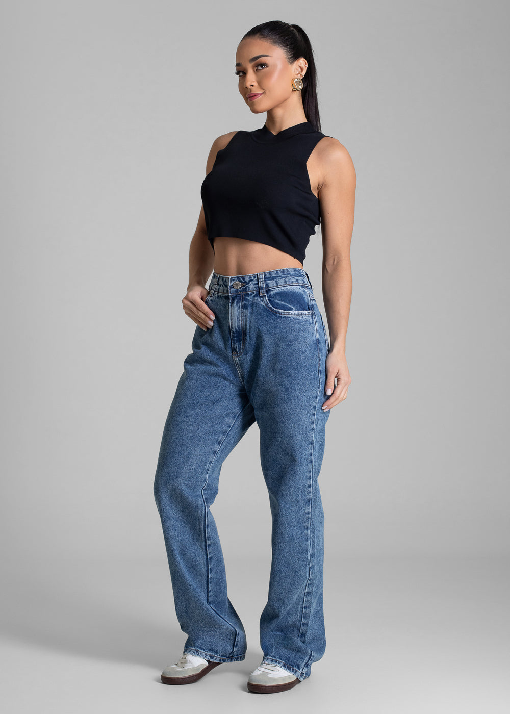 Calça Jeans Sawary Reta - 283053 AZUL