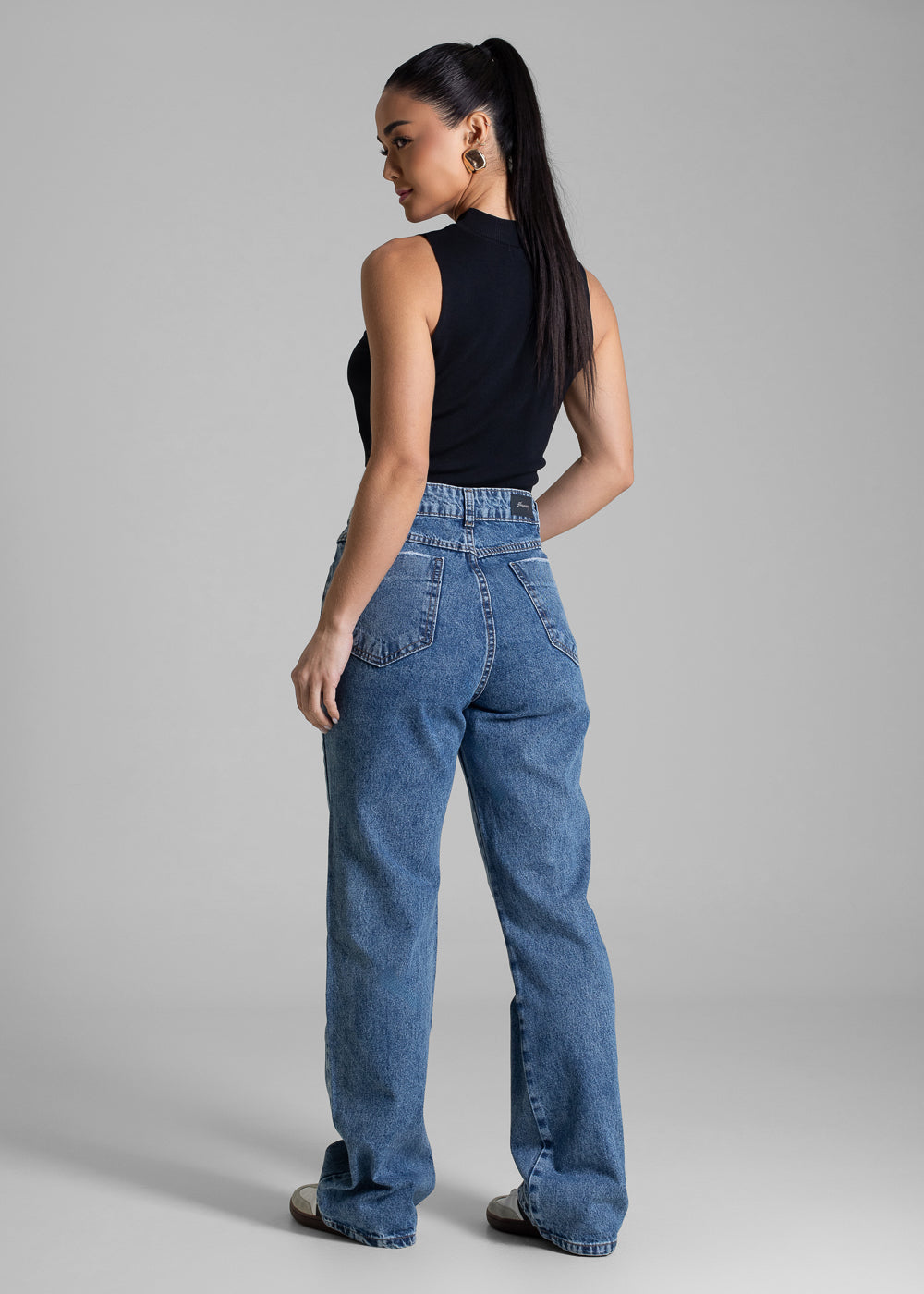 Calça Jeans Sawary Reta - 283053 AZUL