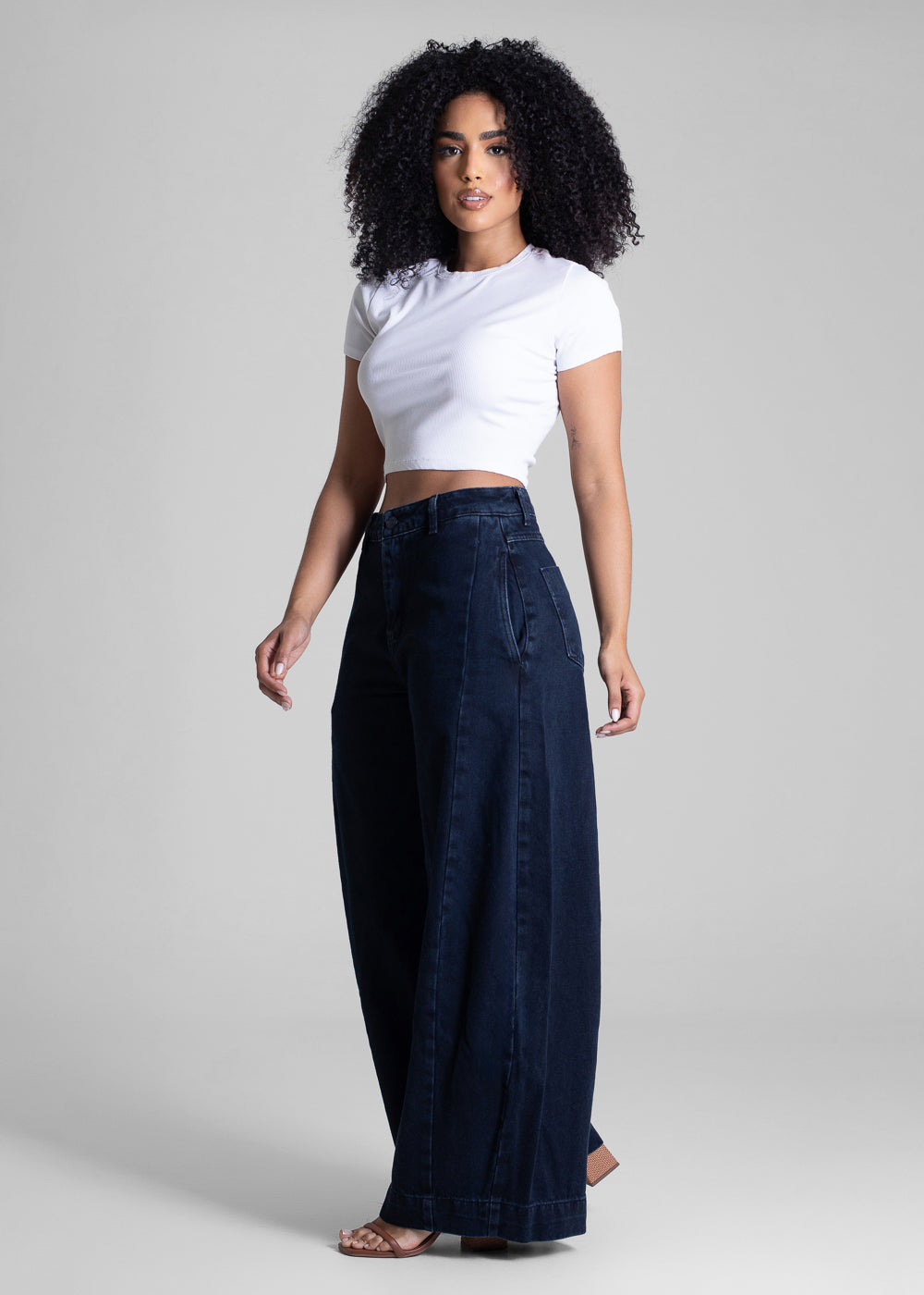 Calça Jeans Sawary Balloon - 283058 PRETO