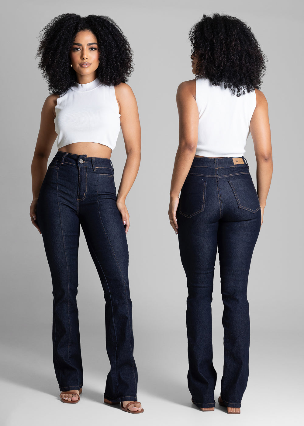 Calça Jeans Sawary Boot Cut - 283071 AZUL