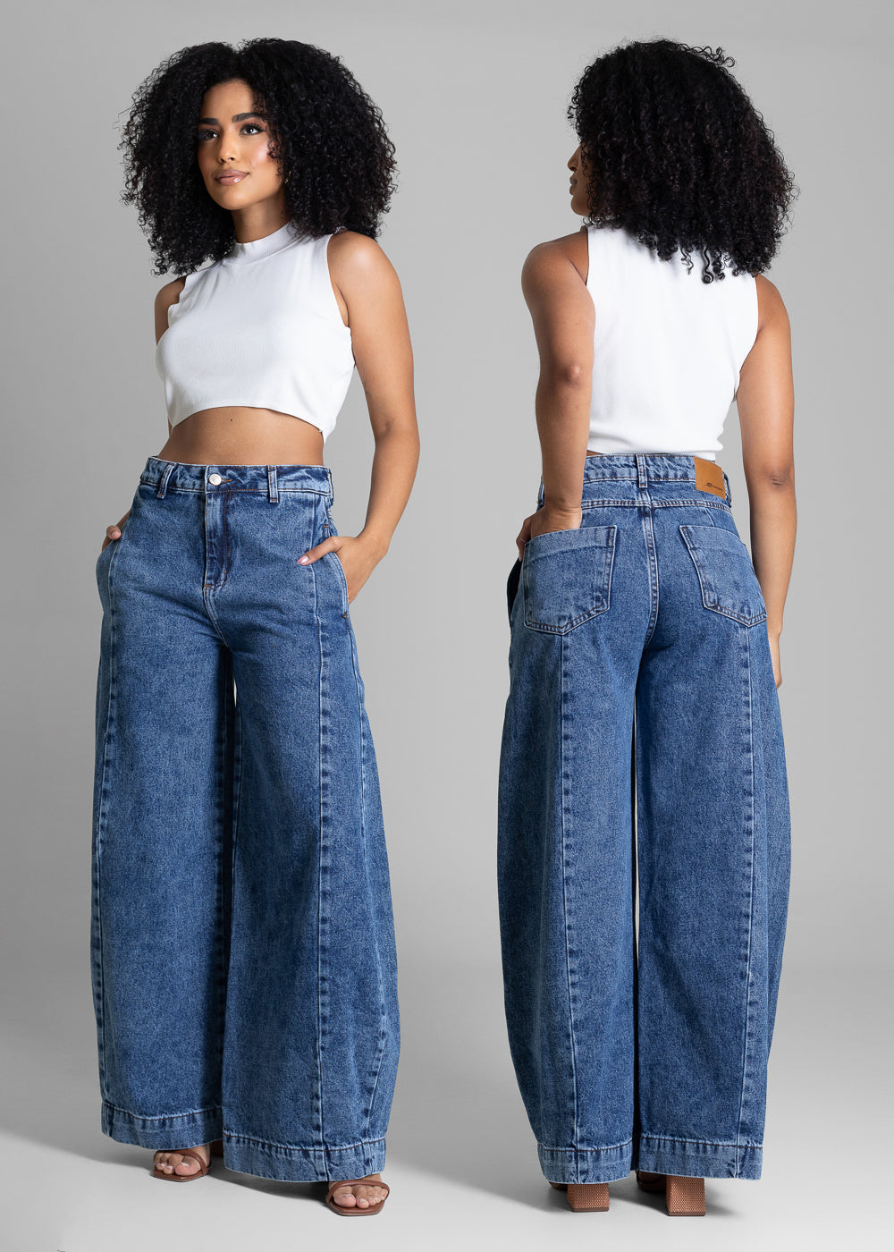 Calça Jeans Sawary Balloon - 283073 AZUL