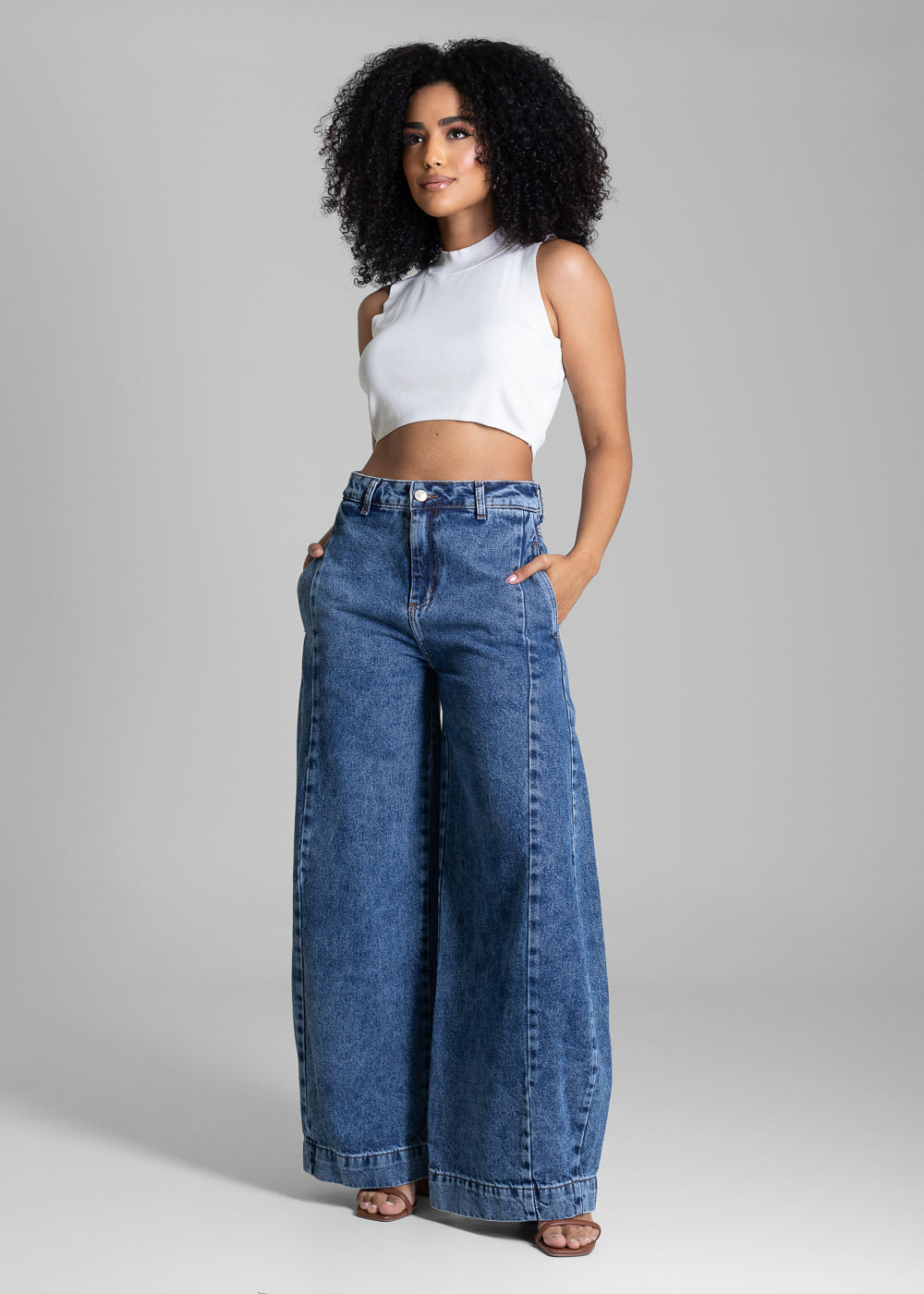 Calça Jeans Sawary Balloon - 283073 AZUL