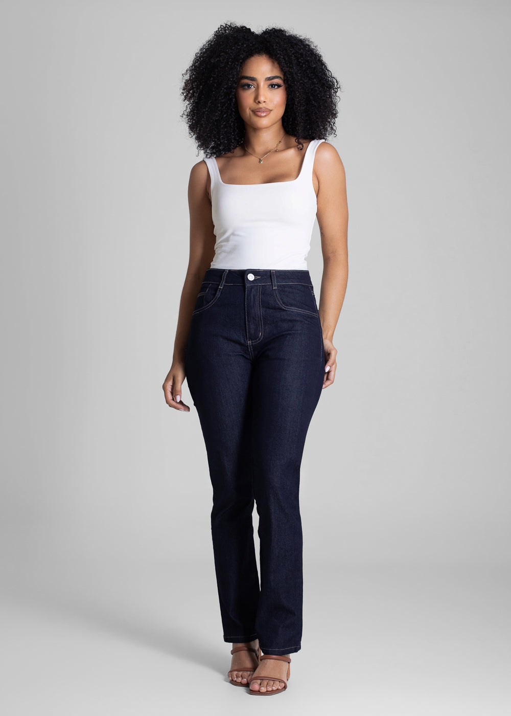 Calça Jeans Sawary Reta - 283076 AZUL