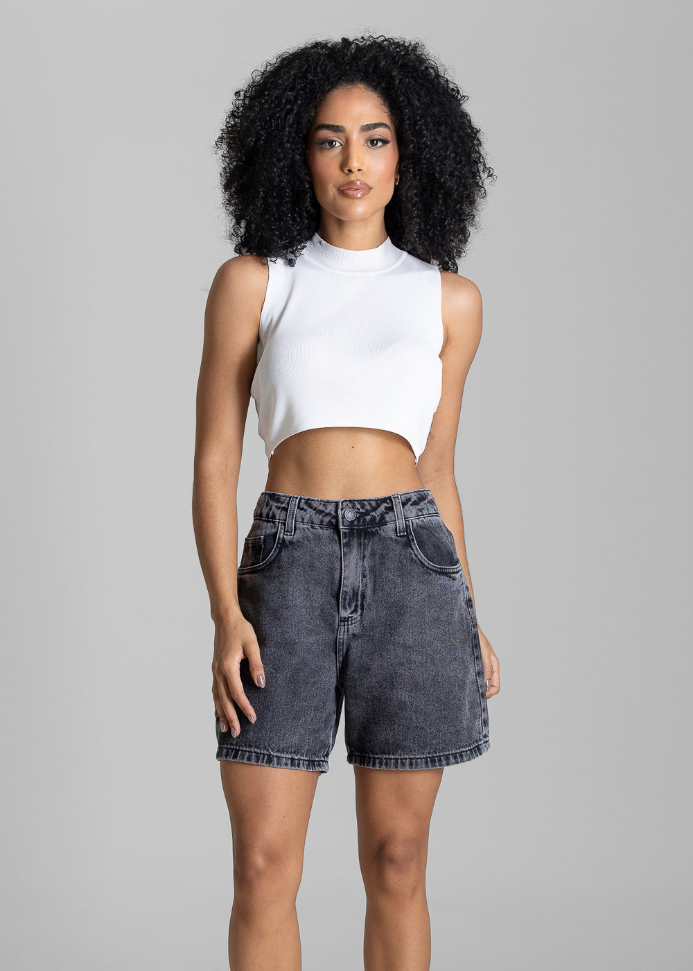 Shorts Jeans Sawary - 283086 PRETO