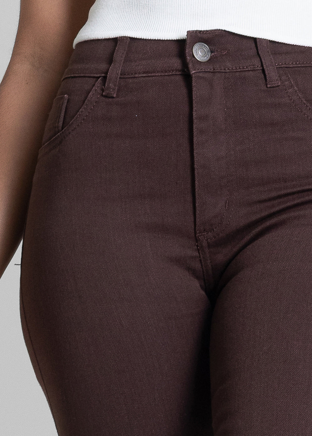 Calça Sarja Sawary Boot Cut Petit - 283094 MARROM