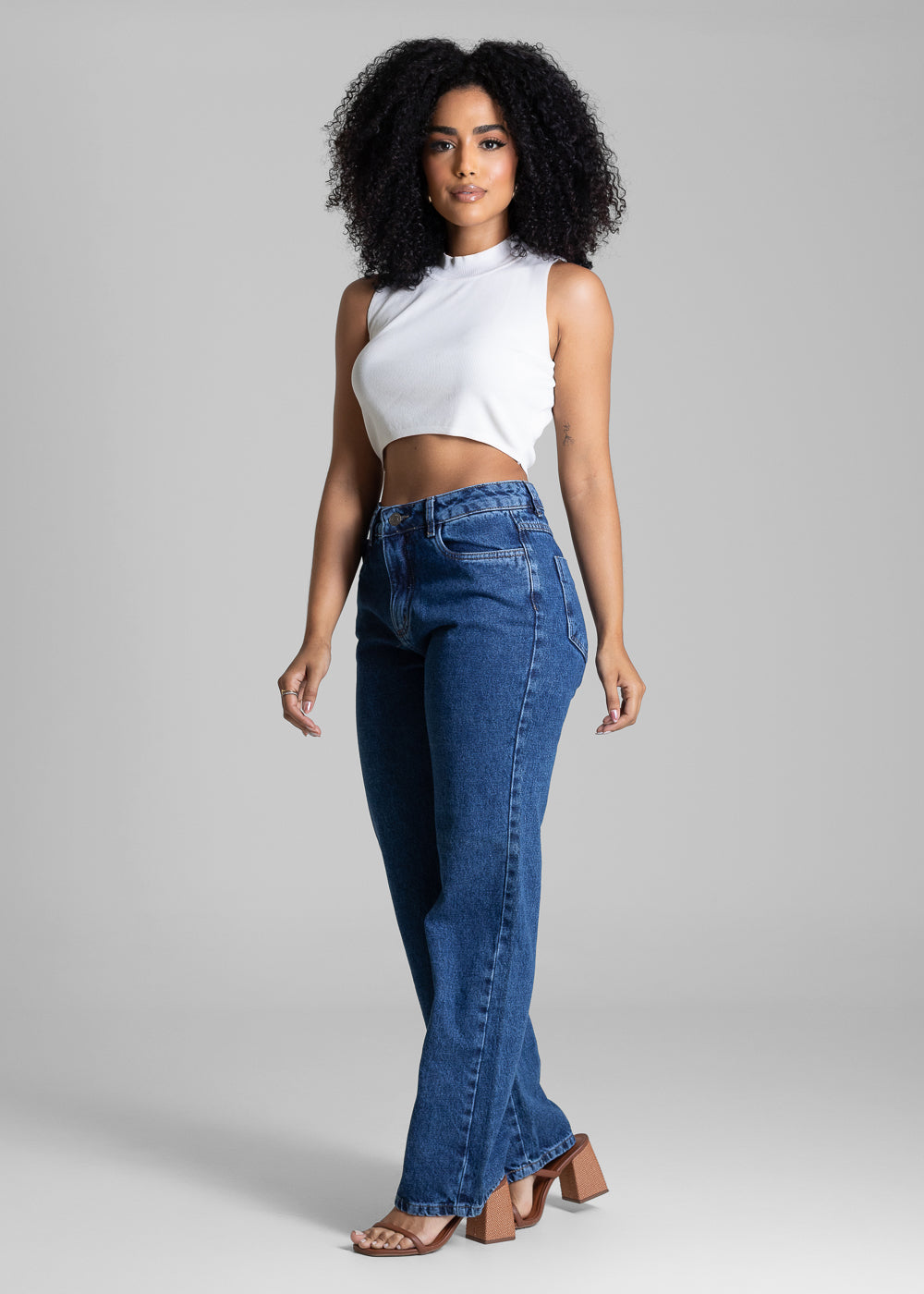 Calça Jeans Sawary Reta - 283095 AZUL