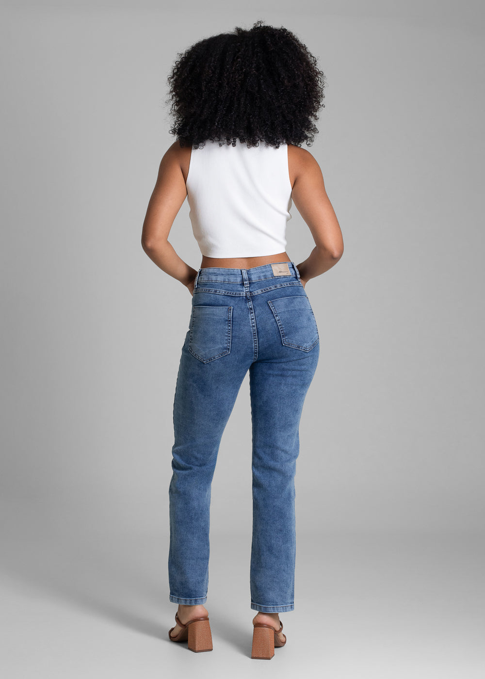 Calça Jeans Sawary Reta - 283101 AZUL