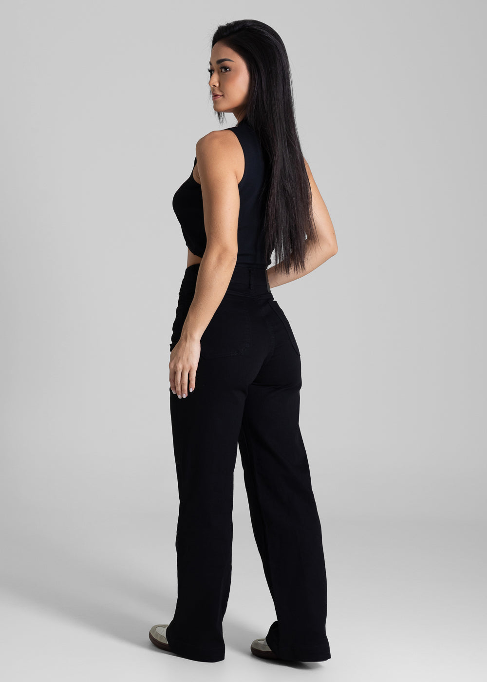 Calça Sarja Sawary Reta Petit - 283125 PRETO