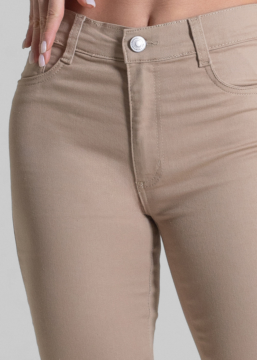 Calça Sarja Sawary Boot Cut Petit - 283149 BEGE