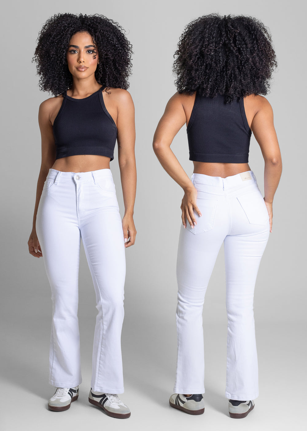 Calça Sarja Sawary Boot Cut Petit - 283150 BRANCO
