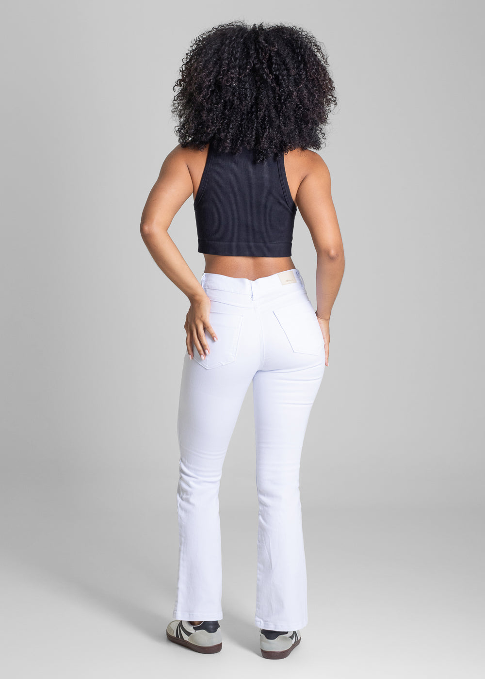 Calça Sarja Sawary Boot Cut Petit - 283150 BRANCO