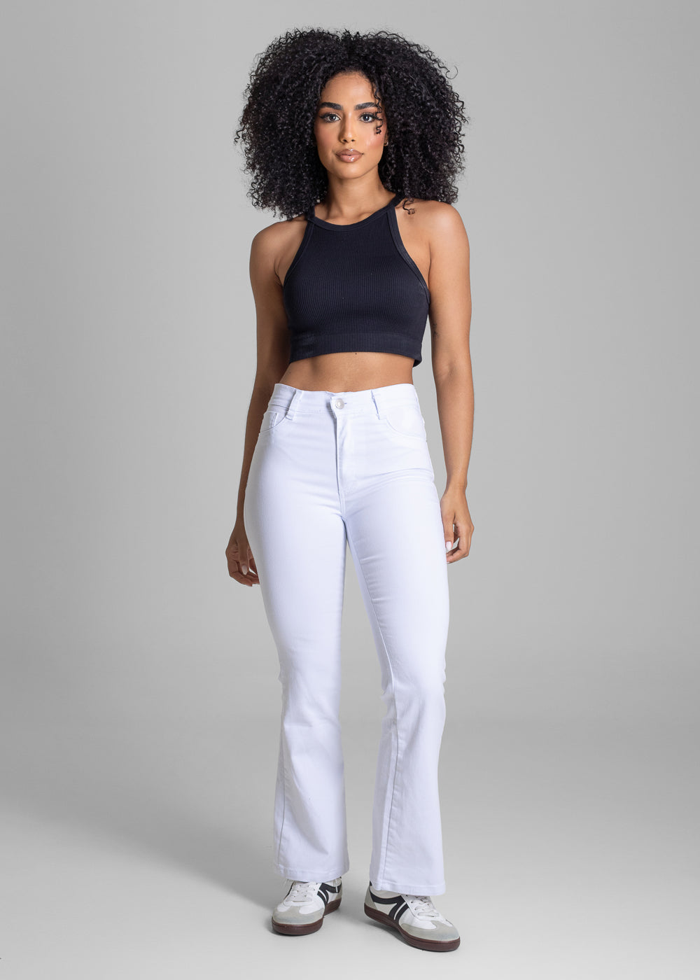 Calça Sarja Sawary Boot Cut Petit - 283150 BRANCO
