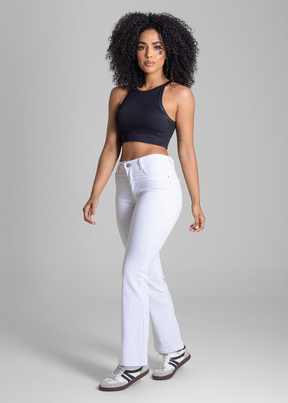 Calça Sarja Sawary Boot Cut Petit - 283150 BRANCO
