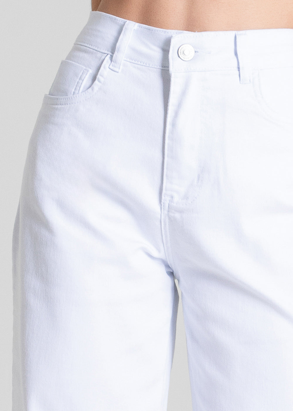 Calça Sarja Sawary Wide Leg - 283154 BRANCO