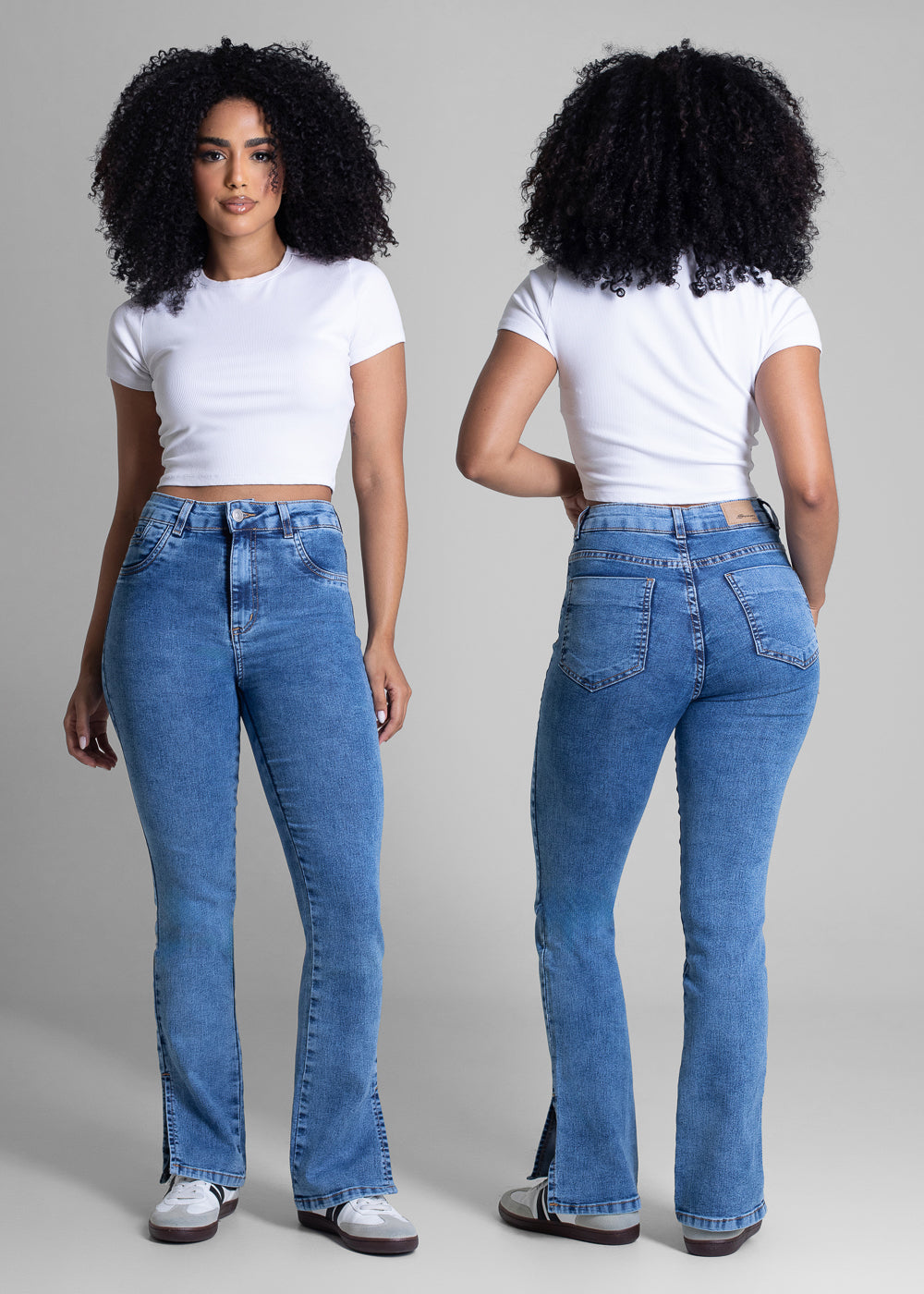 Calça Jeans Sawray  Reta Petit - 283156 AZUL