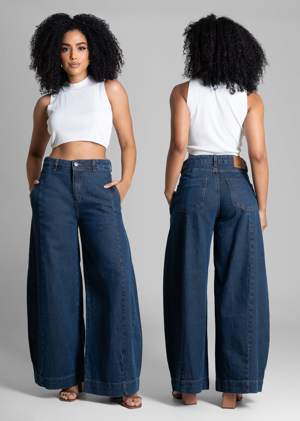 Calça Jeans Sawary Balloon - 283160 AZUL