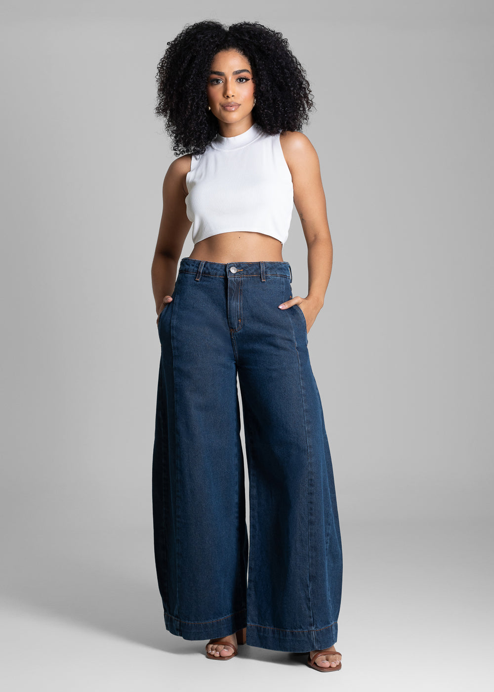 Calça Jeans Sawary Balloon - 283160 AZUL