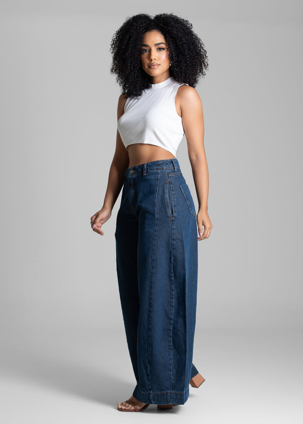 Calça Jeans Sawary Balloon - 283160 AZUL