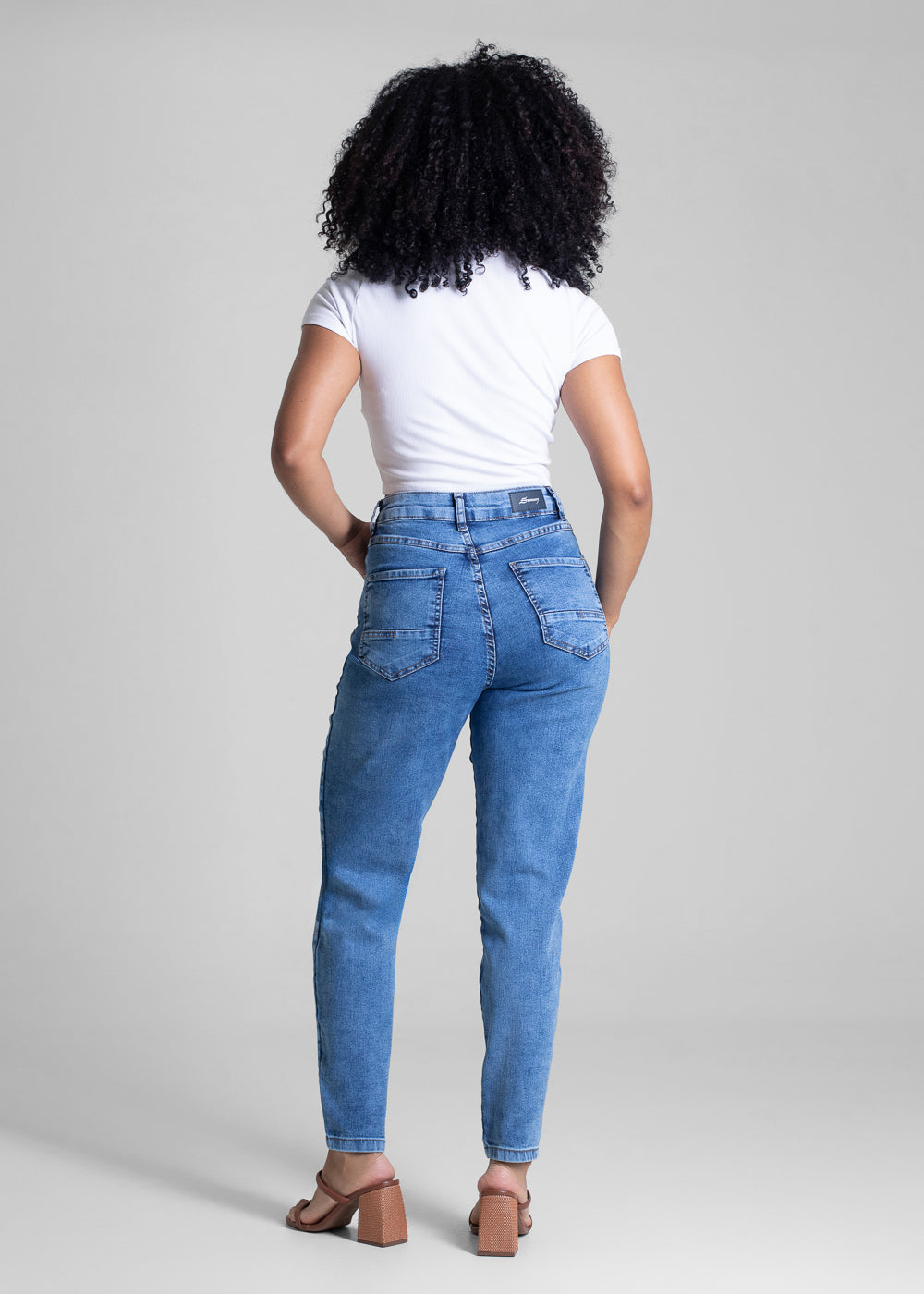 Calça Jeans Sawary Mom - 283161 AZUL