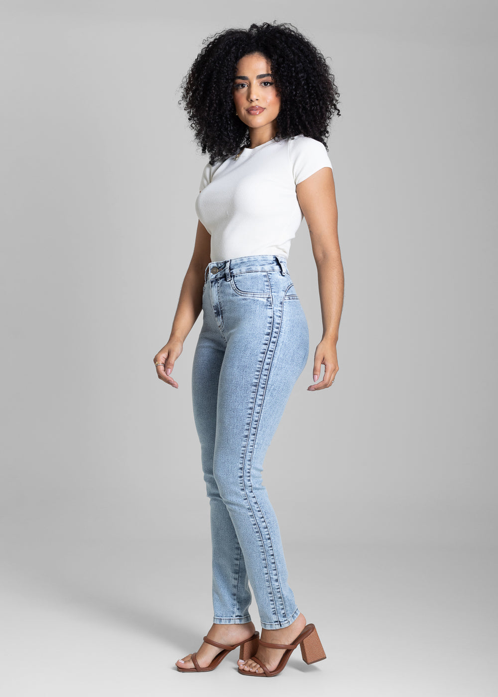 Calça Jeans Sawary Cigarrete - 283192 AZUL