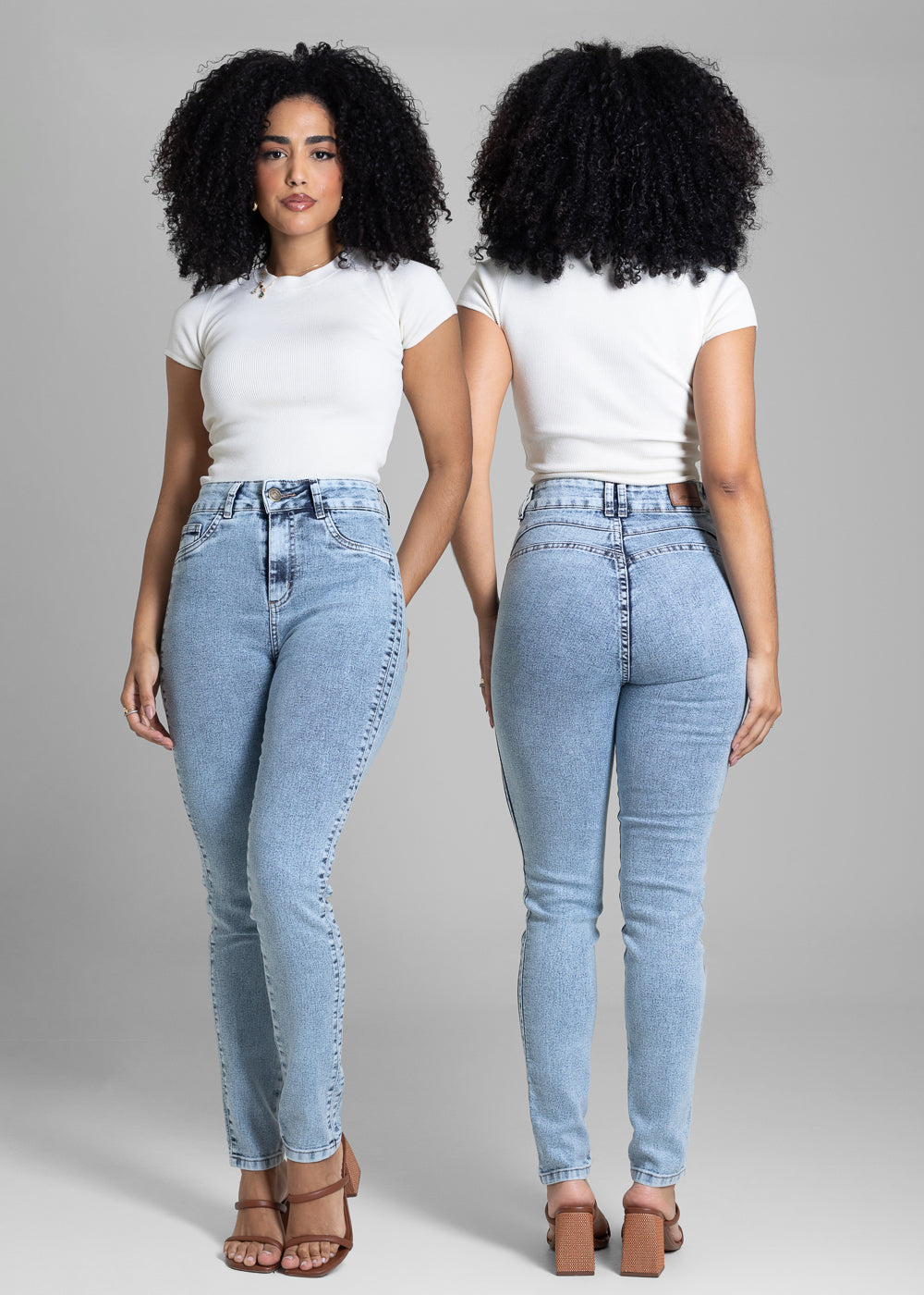 Calça Jeans Sawary Cigarrete - 283192 AZUL