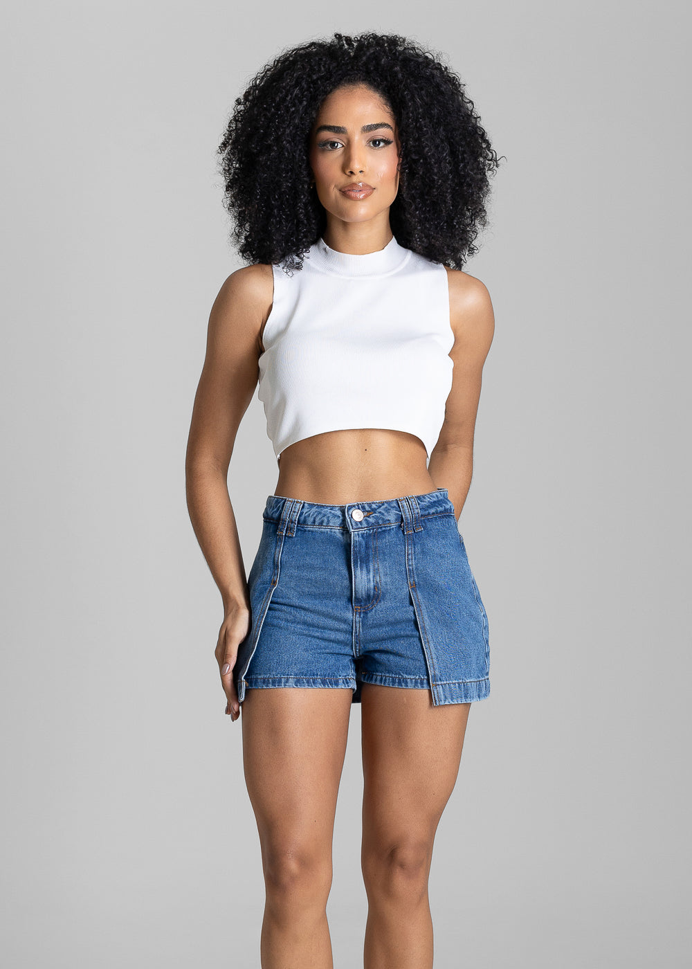 Shorts Saia Jeans Sawary - 283202 AZUL