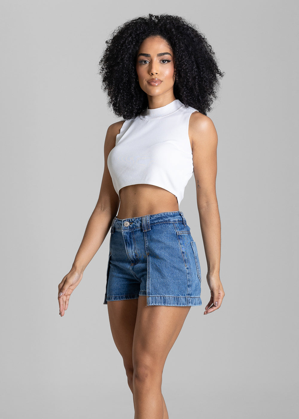 Shorts Saia Jeans Sawary - 283202 AZUL