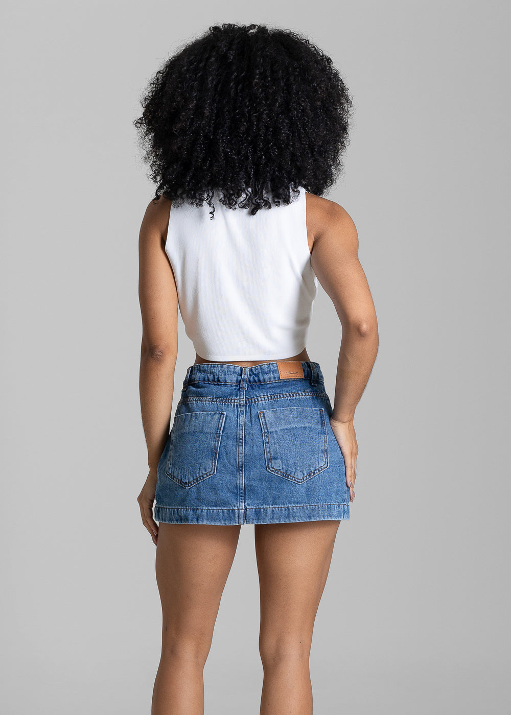 Shorts Saia Jeans Sawary - 283202 AZUL