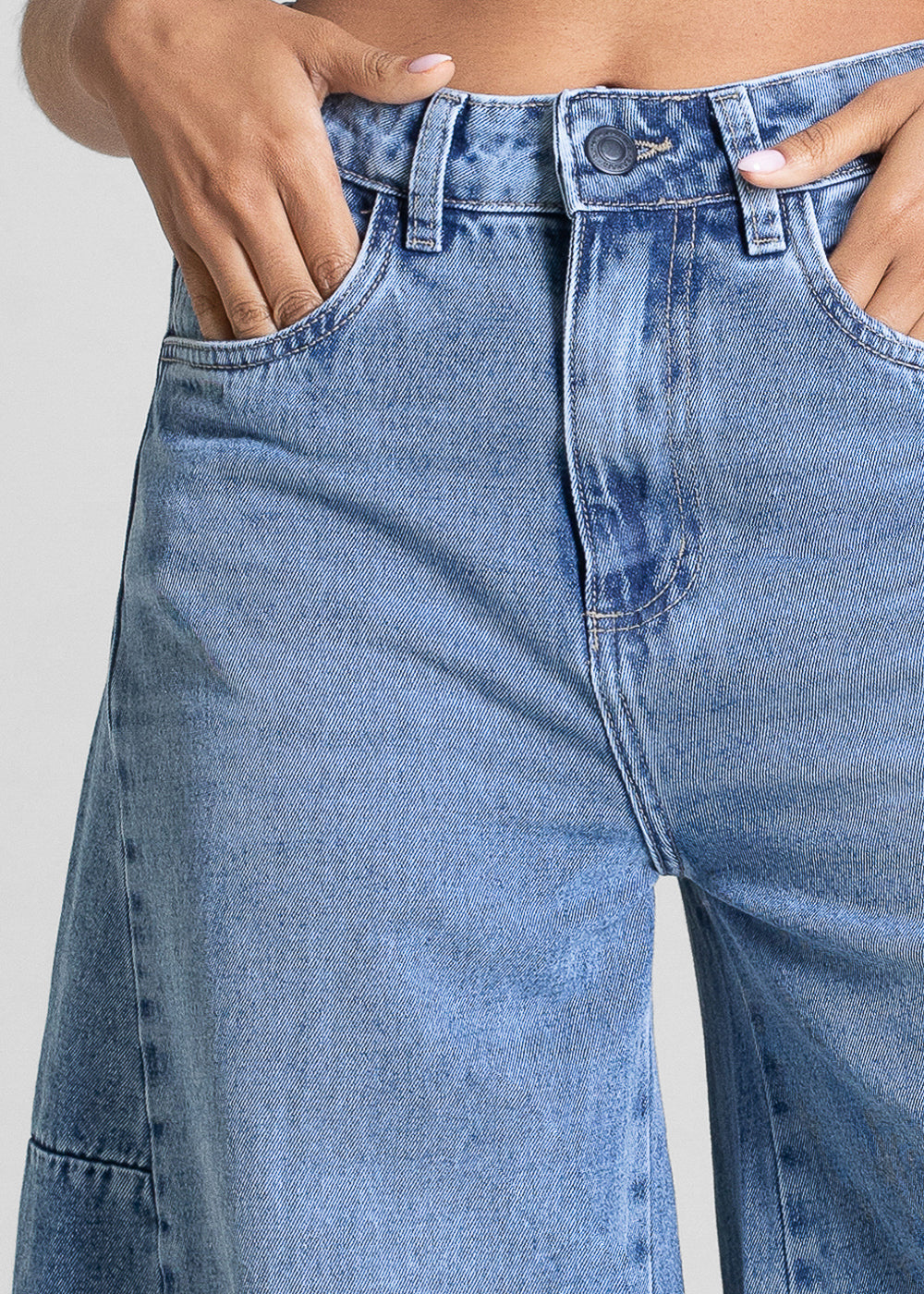 Calça Jeans Sawary Balloon Petit - 283206 AZUL