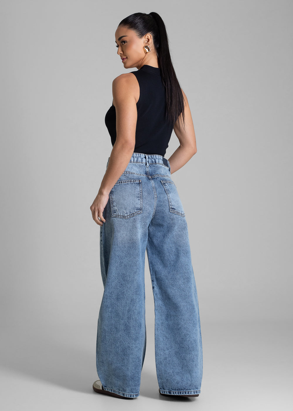 Calça Jeans Sawary Balloon Petit - 283208 AZUL