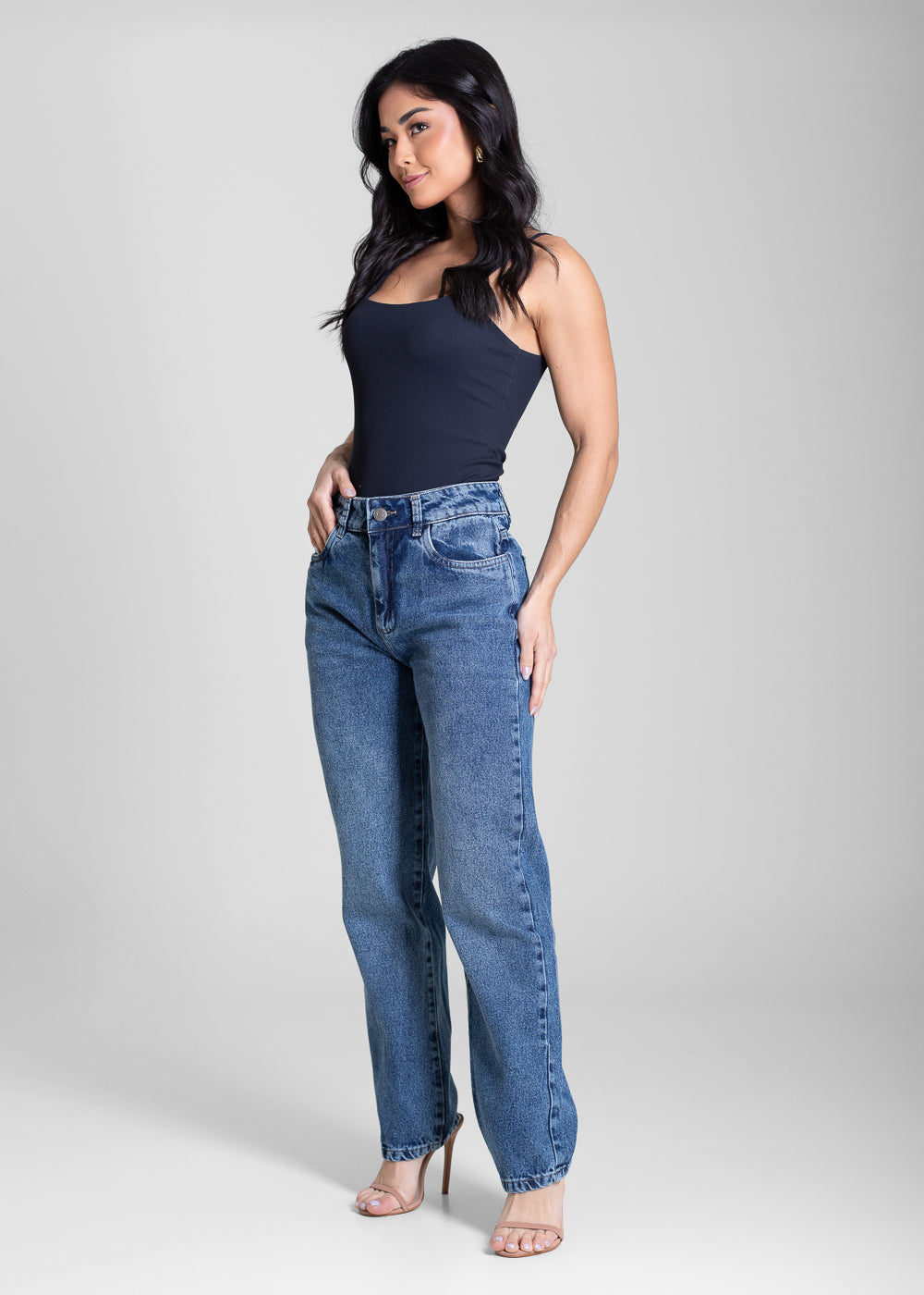 Calça Jeans Sawary Reta - 283215 AZUL