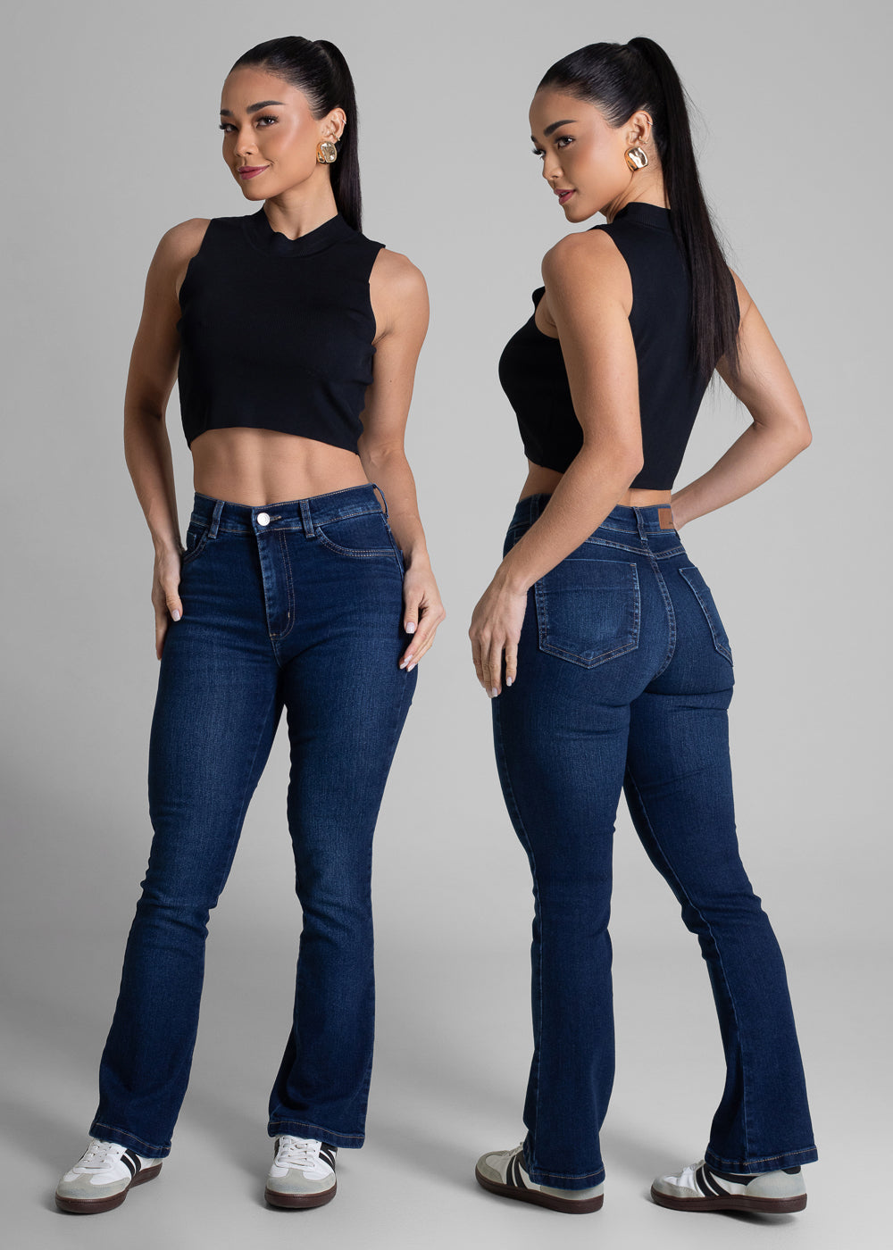 Calça Jeans Sawary Boot Cut Petit - 283225 AZUL