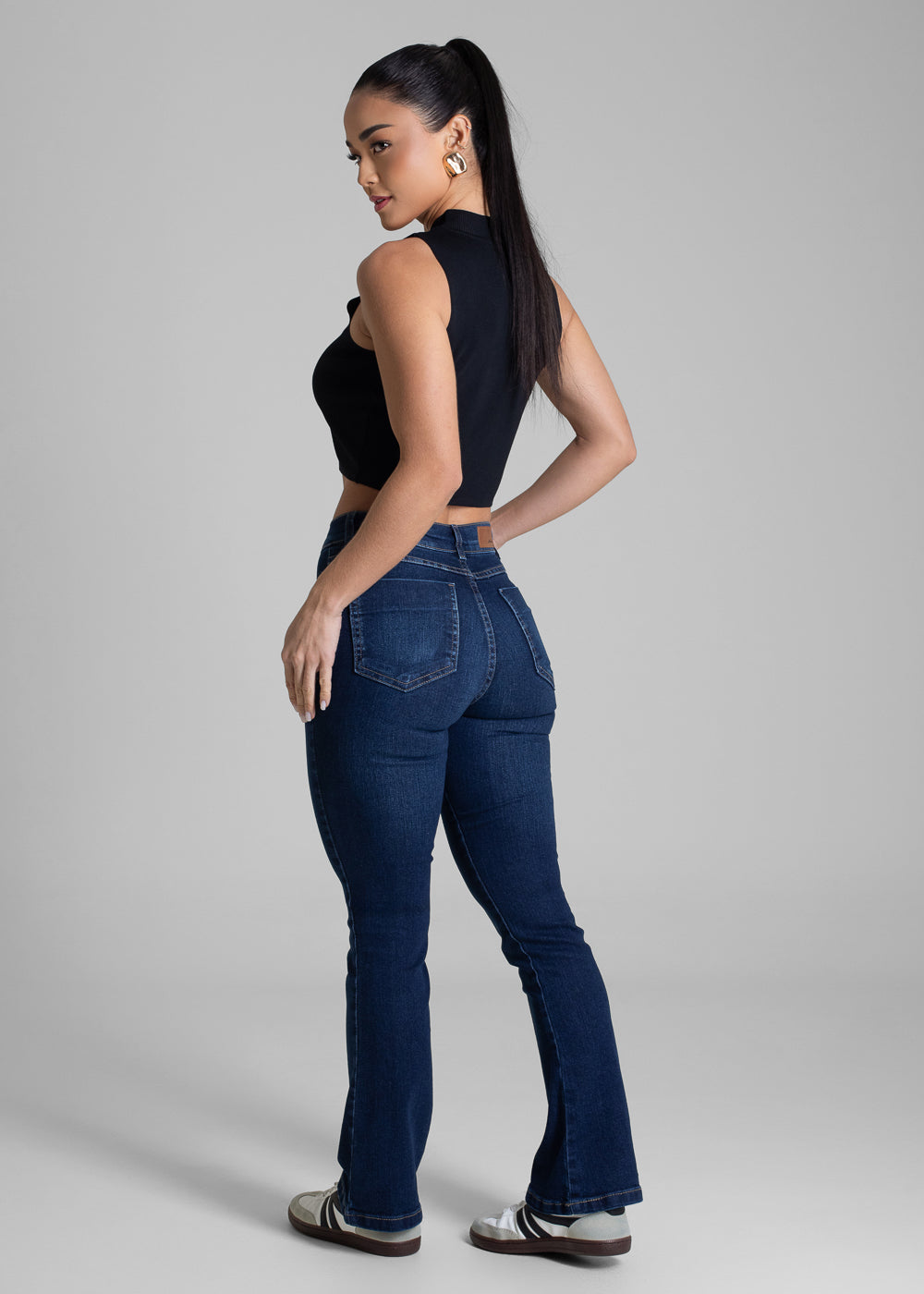 Calça Jeans Sawary Boot Cut Petit - 283225 AZUL