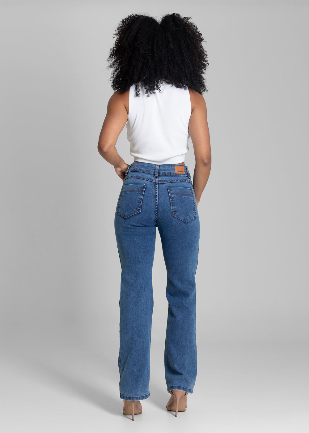 Calça Jeans Sawary Reta - 283226 AZUL