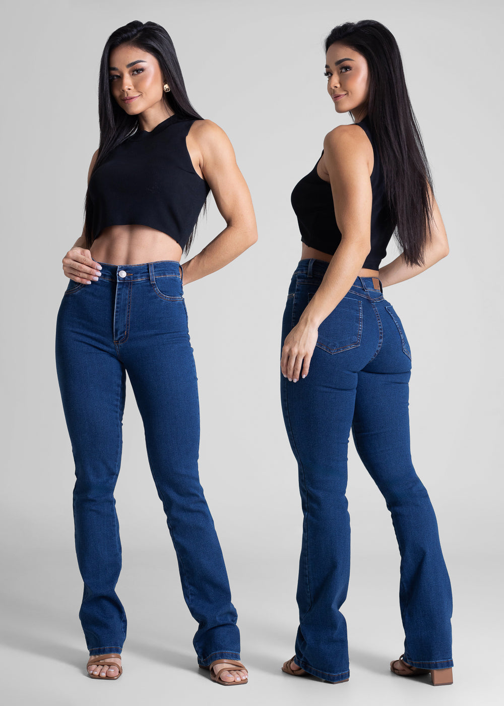 Calça Jeans Sawary Boot Cut - 283236 AZUL