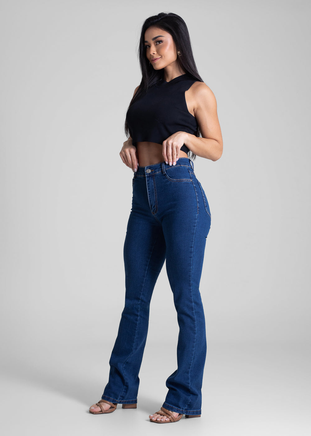 Calça Jeans Sawary Boot Cut - 283236 AZUL