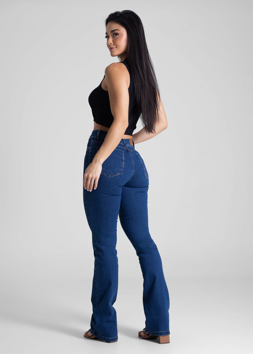 Calça Jeans Sawary Boot Cut - 283236 AZUL