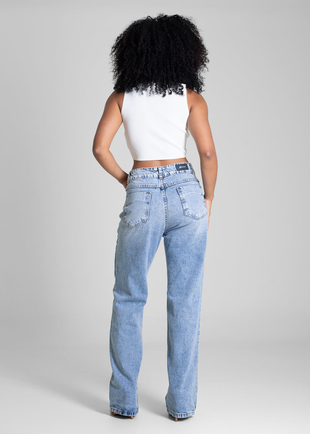 Calça Jeans Sawary Reta - 283239 AZUL