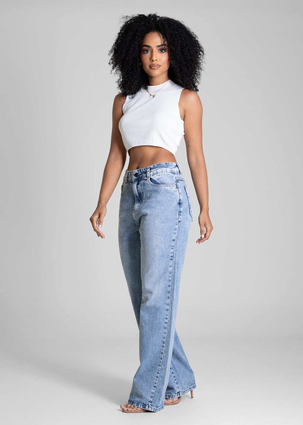 Calça Jeans Sawary Reta - 283239 AZUL