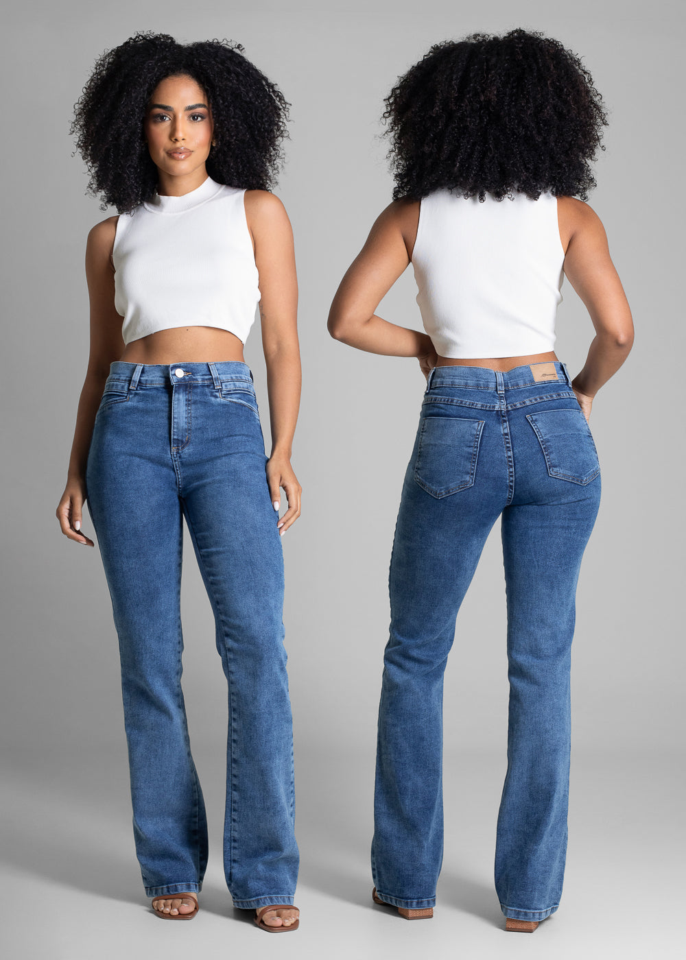 Calça Jeans Sawary Boot Cut - 283241 AZUL